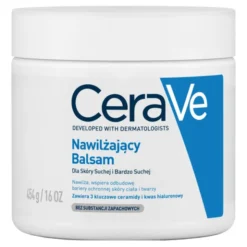 CeraVe, balsam nawilżający do ciała i twarzy dla skóry suchej i bardzo suchej, 454 g