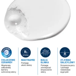 CeraVe, żel myjący przeciw niedoskonałościom, 473 ml