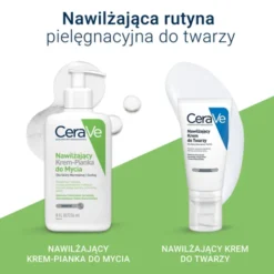 CeraVe, krem-pianka do mycia twarzy i demakijażu dla skóry normalnej i suchej, 236 ml