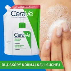 CeraVe, nawilżająca emulsja dla skóry normalnej i suchej, refill, 473 ml