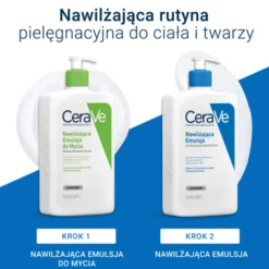 CeraVe, nawilżająca emulsja dla skóry suchej i bardzo suchej, 1 l