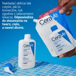 CeraVe, nawilżająca emulsja dla skóry normalnej, suchej i bardzo suchej, opakowanie uzupełniające refill, 473 ml