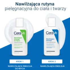 CeraVe, nawilżająca emulsja do ciała dla skóry suchej i bardzo suchej, 88 ml