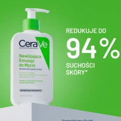 CeraVe, nawilżająca emulsja do mycia dla skóry normalnej i suchej, 236 ml