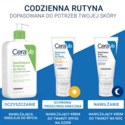 CeraVe, nawilżający krem do twarzy z ceramidami, 52 ml
