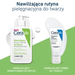CeraVe, nawilżający krem-pianka do mycia, 473 ml