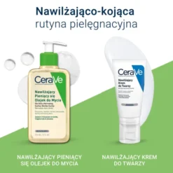 CeraVe, nawilżający pieniący się olejek do mycia, 236 ml