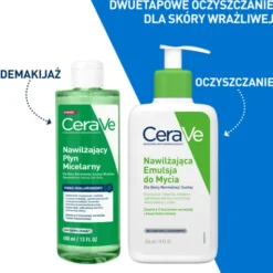 CeraVe, nawilżający płyn micelarny, 400 ml