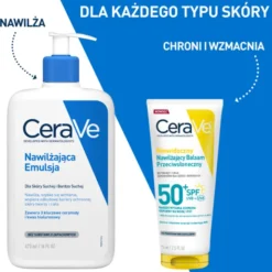 CeraVe, niewidoczny, nawilżający balsam przeciwsłoneczny SPF50+, 75 ml