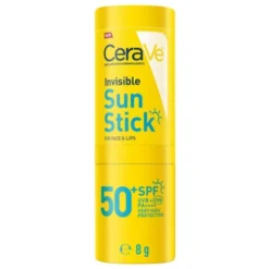 Cerave, niewidoczny sztyft przeciwsłoneczny SPF50+, 8 g
