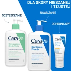 CeraVe, oczyszczający żel do mycia z ceramidami dla skóry normalnej i tłustej, 473 ml