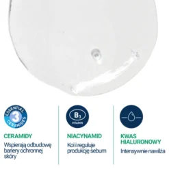 CeraVe, oczyszczający żel do mycia z ceramidami dla skóry normalnej i tłustej, refill, 473 ml