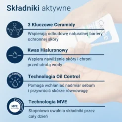 CeraVe Oil Control, nawilżający żel-krem, 52 ml