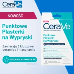 CeraVe, punktowe plasterki na wypryski, 22 szt.