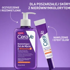 CeraVe, rozświetlający żel do mycia z witaminą C, 236 ml