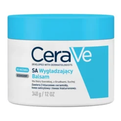 CeraVe SA, wygładzający balsam do ciała z mocznikiem dla skóry szorstkiej, z grudkami, suchej, 340 ml
