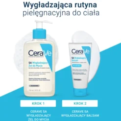 CeraVe SA, wygładzający żel do mycia, 236 ml