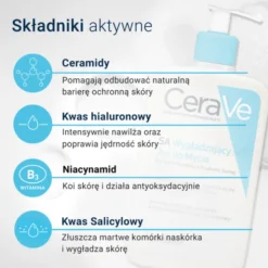 CeraVe SA, wygładzający żel do mycia, 473 ml