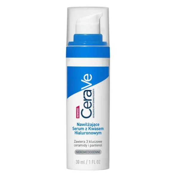 CeraVe, serum nawilżające z kwasem hialuronowym, 30 ml
