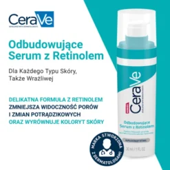 CeraVe, serum odbudowujące z retinolem, 30 ml