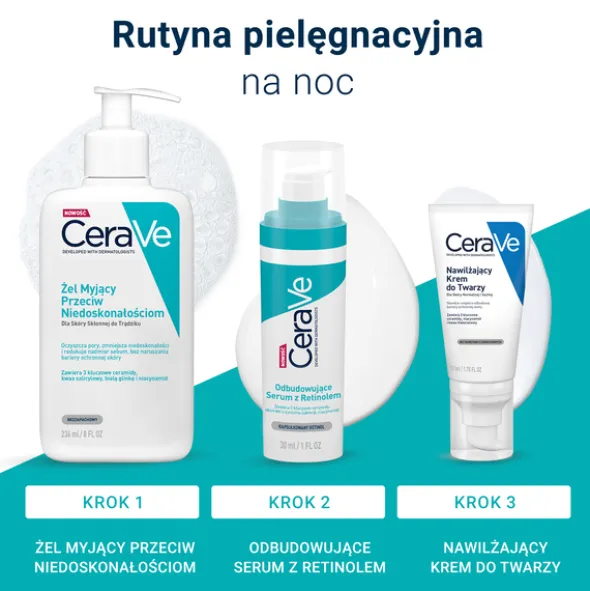 CeraVe, serum odbudowujące z retinolem, 30 ml