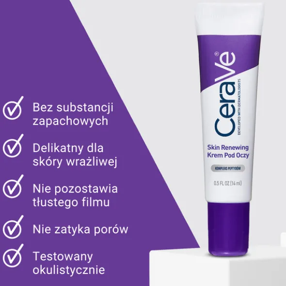Cerave Skin Renewing, krem pod oczy, 14 ml