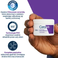 CeraVe Skin Renewing, krem z peptydami, 48 g