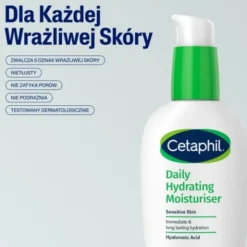 Cetaphil Daily Hydrating Moisturiser, krem nawilżający do twarzy na dzień, 88 ml