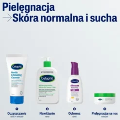 Cetaphil, delikatny żel oczyszczający do twarzy z peelingiem, 178 ml