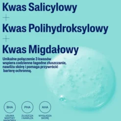 Cetaphil Gentle Exfoliating SA, łagodny żel złuszczający do mycia twarzy i ciała, 236 ml