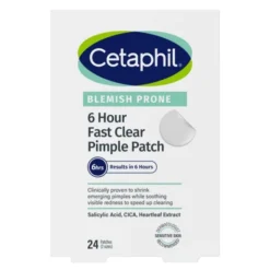 Cetaphil, 6 Hour Fast Clear Pimple Patch, plastry na wypryski, 24 szt.