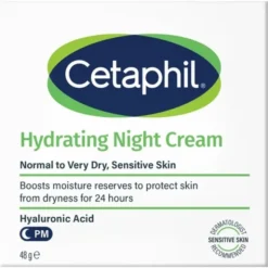 Cetaphil Hydrating Night Cream, krem nawilżający do twarzy, na noc, 48 g