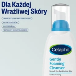 Cetaphil, lekka pianka do mycia twarzy, 236 ml