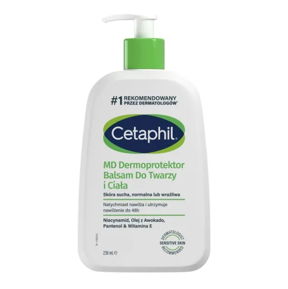 Cetaphil MD Dermoprotektor, balsam nawilżający do twarzy i ciała, 236 ml
