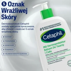 Cetaphil MD Dermoprotektor, balsam nawilżający do twarzy i ciała, 473 ml