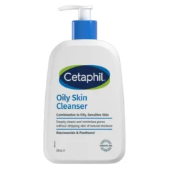 Cetaphil Oily Skin Cleanser, łagodny żel oczyszczający do twarzy, 236 ml