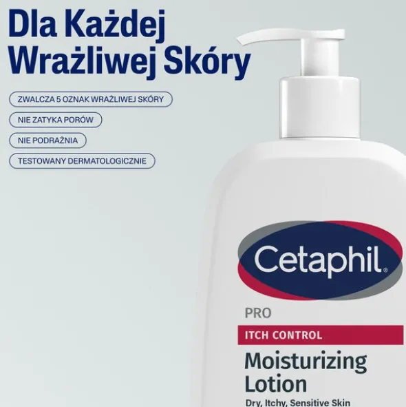 Cetaphil PRO Itch Control, balsam do nawilżania twarzy i ciała, 236 ml