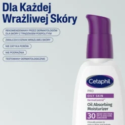 Cetaphil PRO Oil Control, krem nawilżająco-matujący, SPF 30, 118 ml