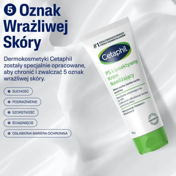 Cetaphil PS, lipoaktywny krem nawilżający, 100 g