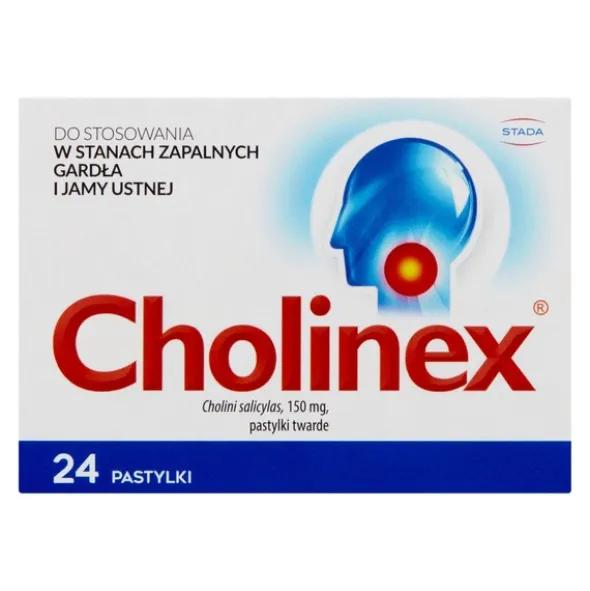 Cholinex, 150 mg, pastylki do ssania, 24 szt.