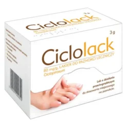 Ciclolack, 80 mg/g, lakier do paznokci leczniczy, 3 g, 1 butelka