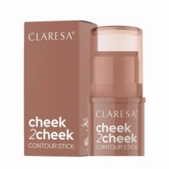 Claresa cheek2cheek, bronzer w sztyfcie, 01 Neutral Sand, 5,5 g