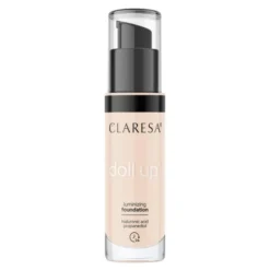 Claresa Doll Up!, podkład rozświetlający, 03 Light-Medium, 34 g