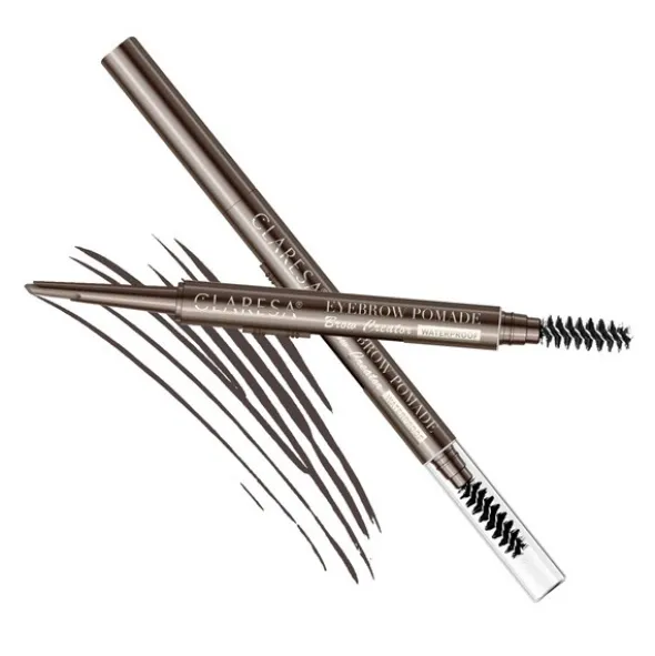 Claresa Eyebrow Pomade Pencil Brow Creator, pomada do brwi w kredce, 03 Graphite Brown, 0,17 g