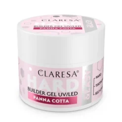 Claresa Hard&Easy Builder Gel, żel budujący do paznokci, Panna Cotta, 45 g