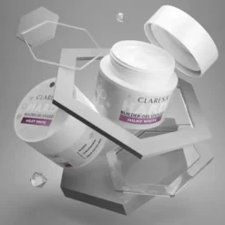 Claresa Hard&Easy Builder Gel, żel budujący do paznokci, Milky White, 45 g