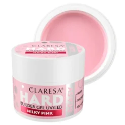 Claresa Hard&Easy Builder Gel, żel budujący do paznokci, Milky Pink, 45 g