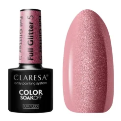 Claresa, lakier hybrydowy, Full Glitter 5, 5 g