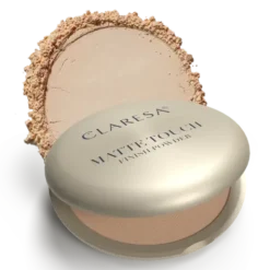 Claresa Matte Touch Finish Powder, matujący prasowany puder wykończeniowy, 02, 10 g