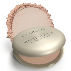 Claresa Matte Touch Finish Powder, matujący prasowany puder wykończeniowy, 01, 10 g